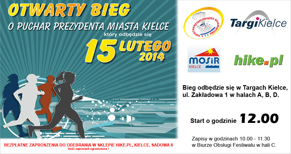 Otwarty bieg o puchar prezydenta miasta Kielce - Targi Kielce 2014