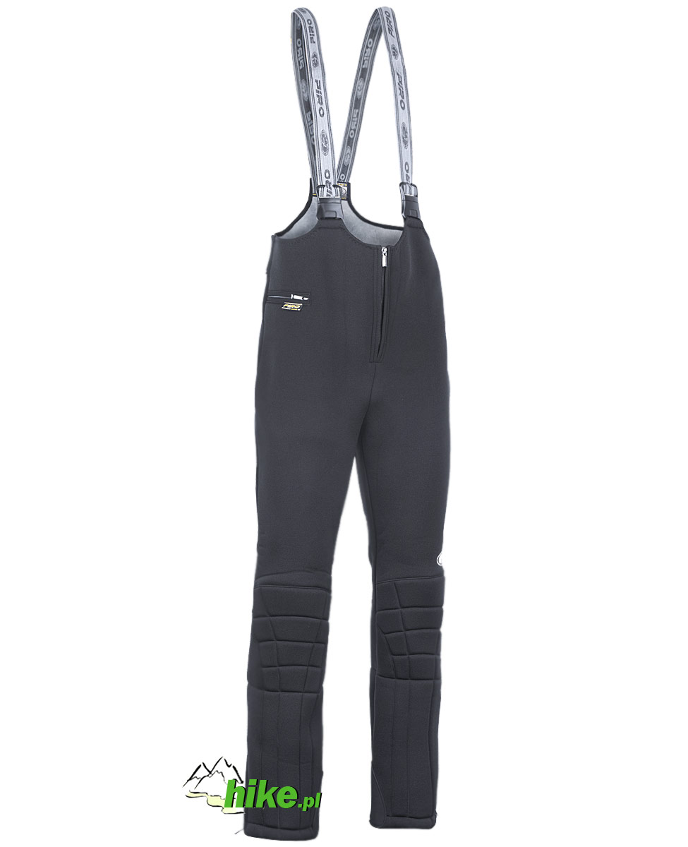 piankowe spodnie narciarskie Berkner Piro czarne