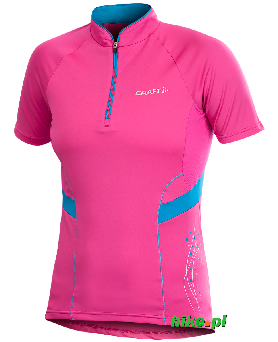 damska koszulka rowerowa Craft Active Bike Jersey różowa