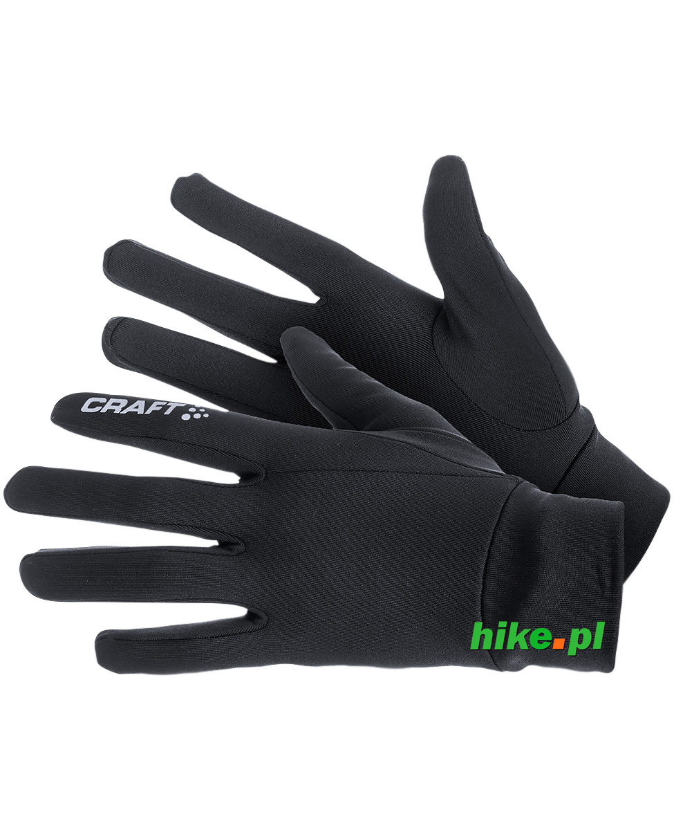 zimowe rękawiczki do biegania Craft Thermal Glove czarne