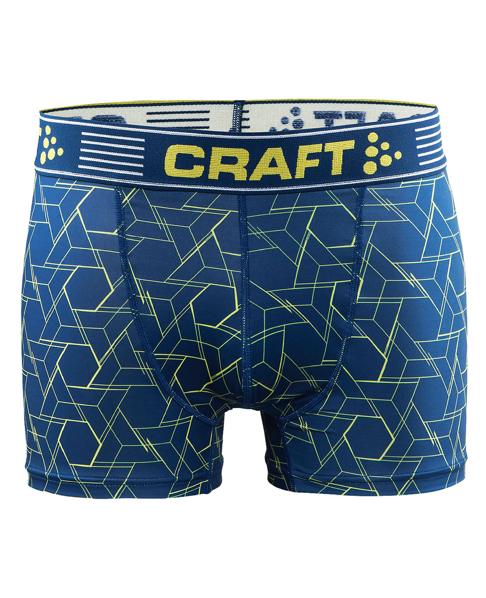 Craft Greatness Boxer 3-inch - męskie bokserki - niebieskie print