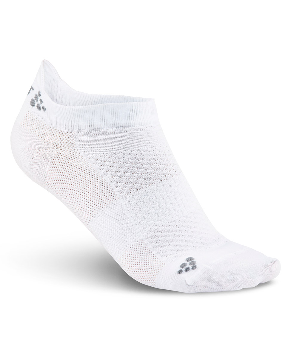 Craft Cool Shaftless Sock 2-Pack - skarpety sportowe białe 2 pary 