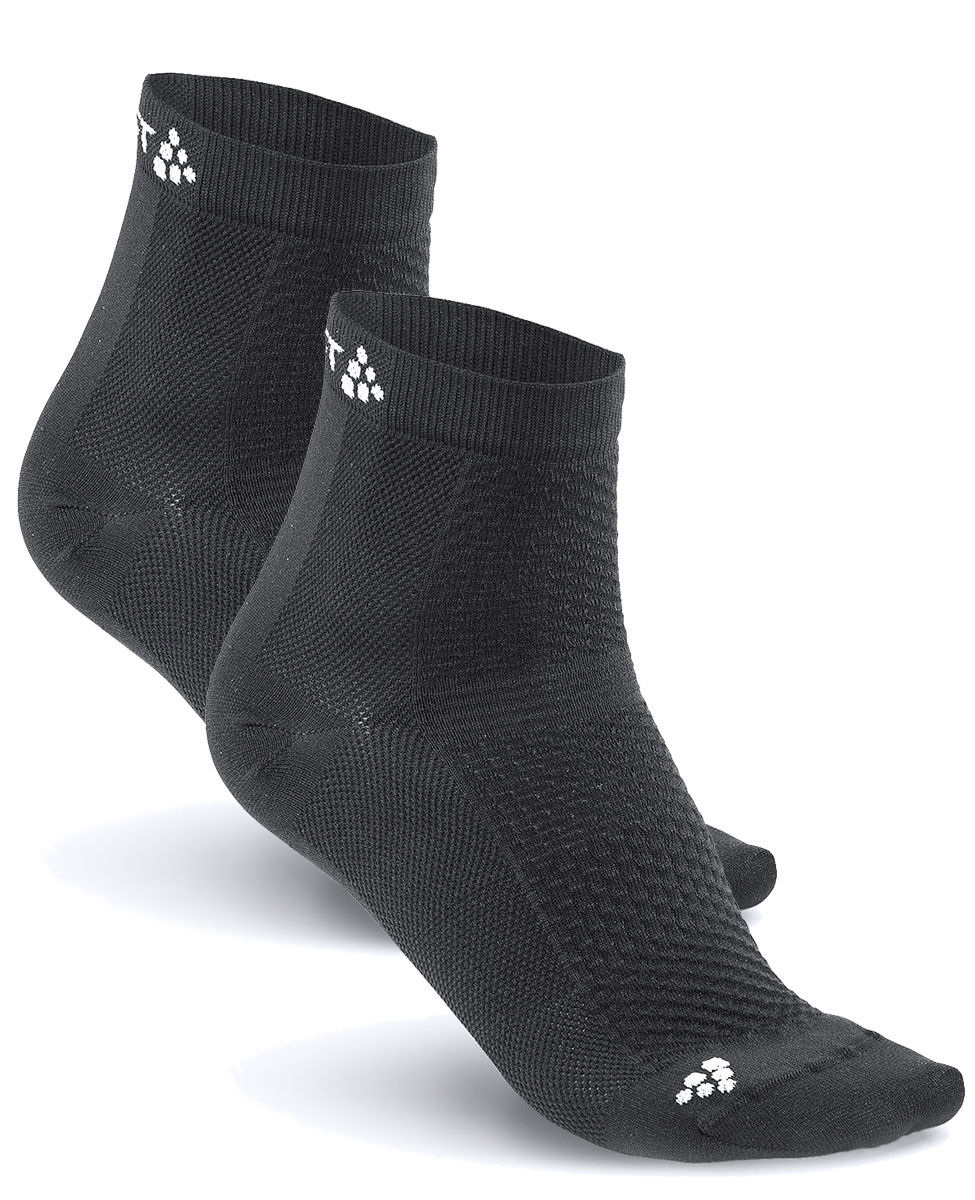 Craft Cool Mid 2-Pack Sock - skarpety sportowe - czarne