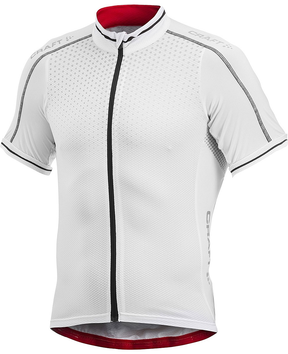 Craft Glow Jersey - męska koszulka rowerowa - biała SS16