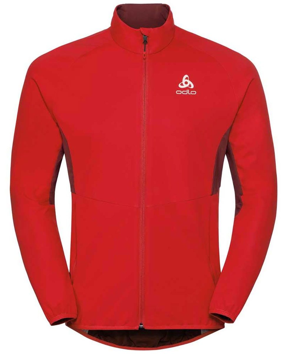 Odlo Jacket Aeolus Element Warm - kurtka męska - czerwona