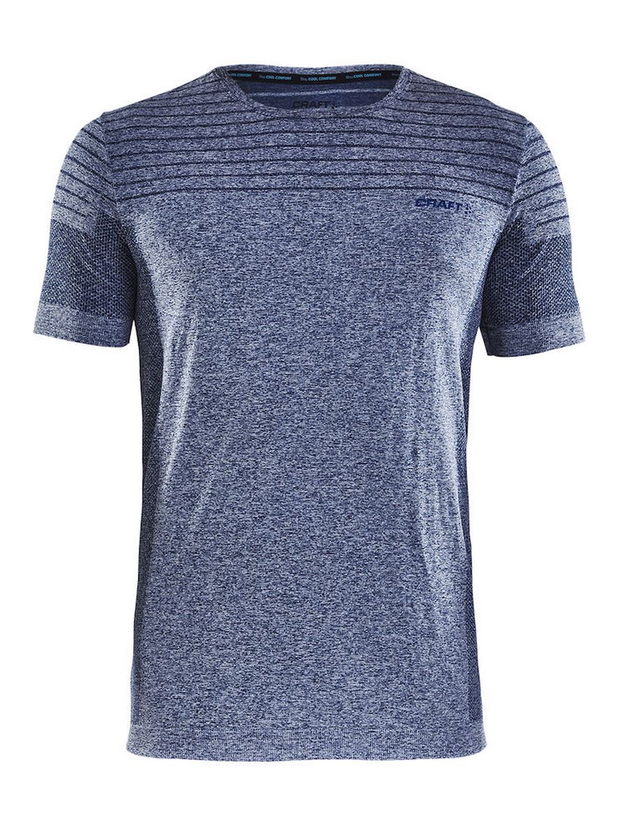 Craft Cool Comfort RN SS - męska koszulka jasny niebieski melanż