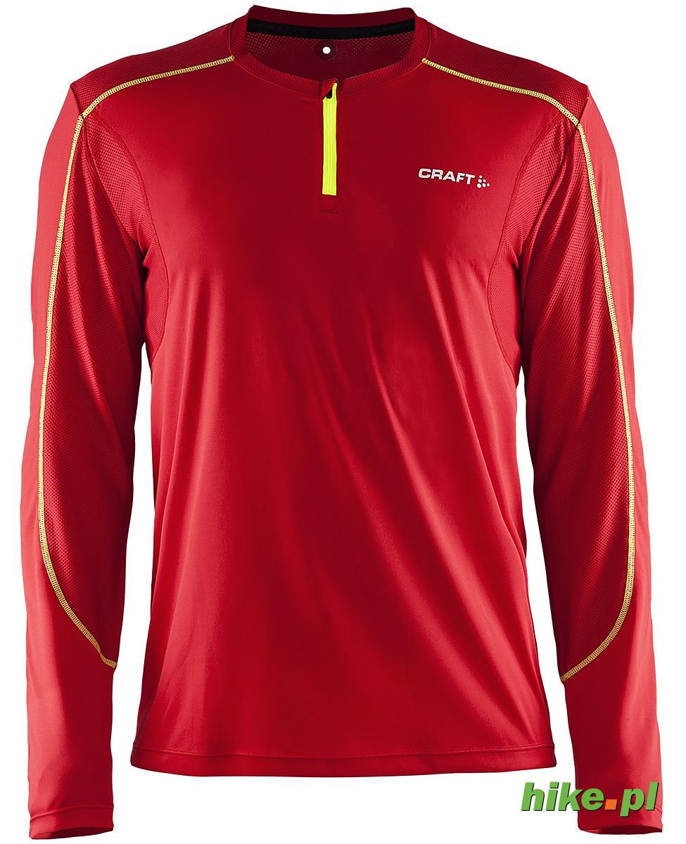 Craft Devotion LS Shirt - męska koszulka do biegania - czerwona SS15