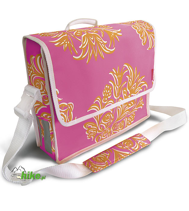 torba/sakwa rowerowa Basil Blossom Postmenbag różowa