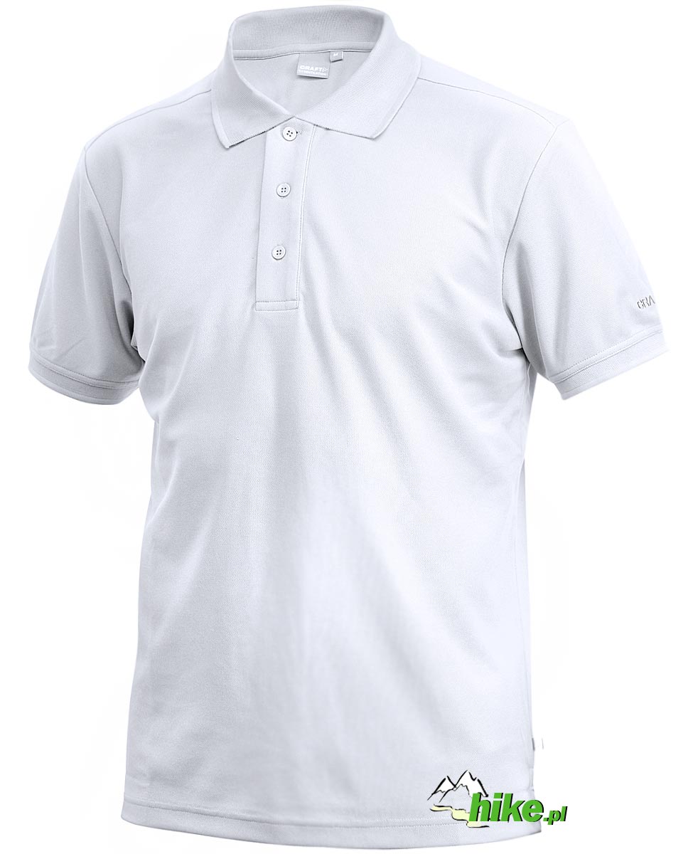 męska koszulka polo Craft Pique biała, XXL