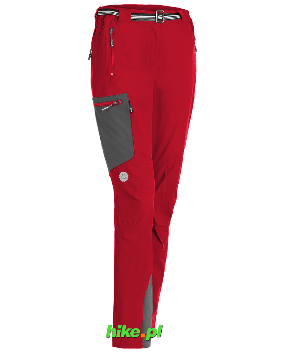 Milo Vino Lady - damskie spodnie - czerwone