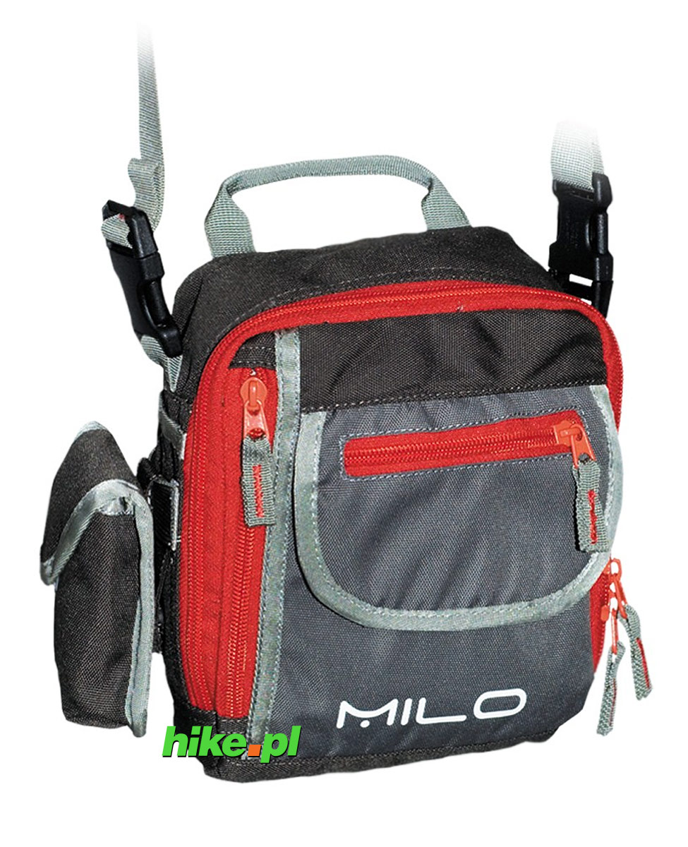 torba na ramię Milo Taro szara/czerwona