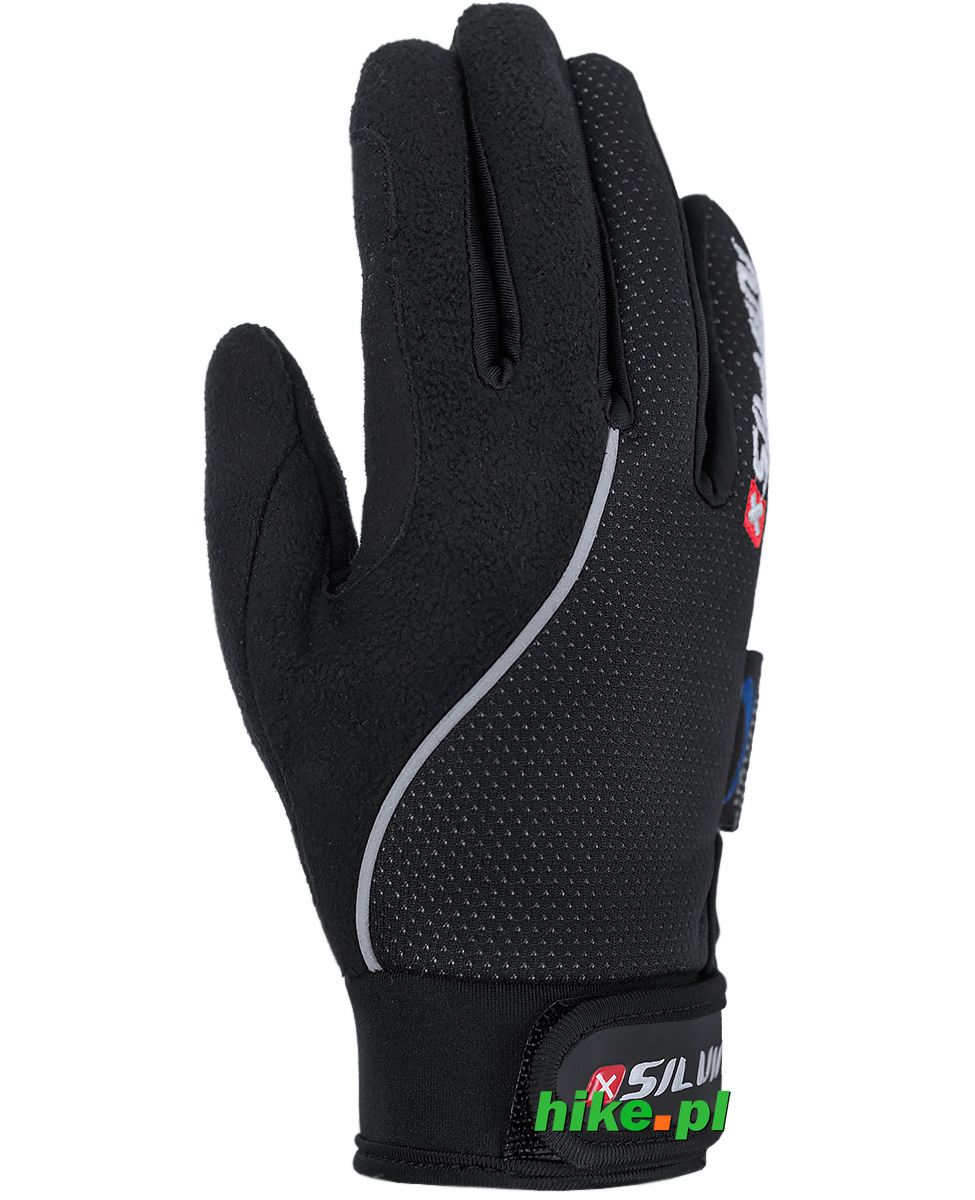 ciepłe rękawiczki z membraną Silvini Gloves 231 Winter No-wind czarne