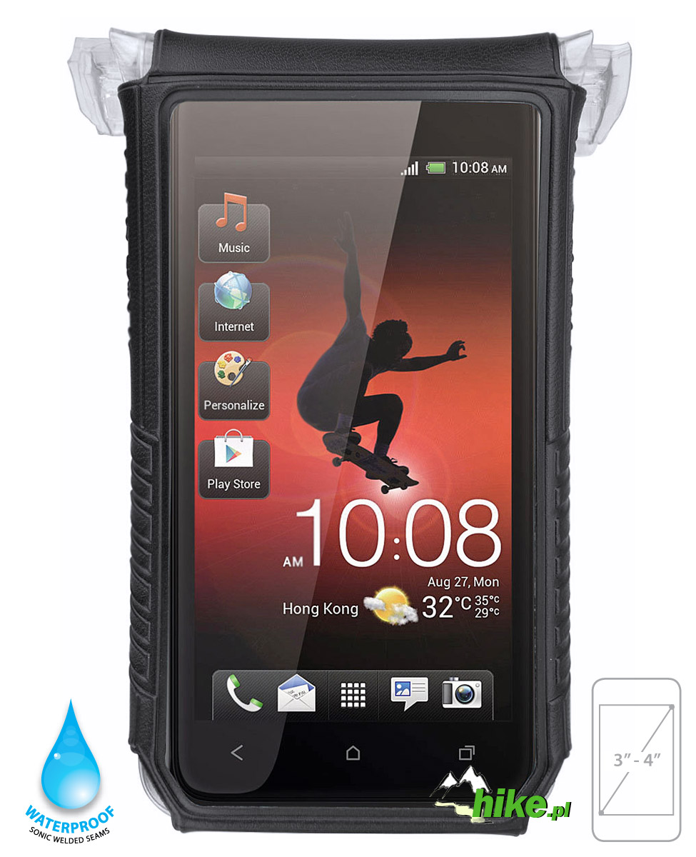 Wodoodporne etui na telefon z uchwytem do roweru Topeak SmartPhone DryBag 4 black