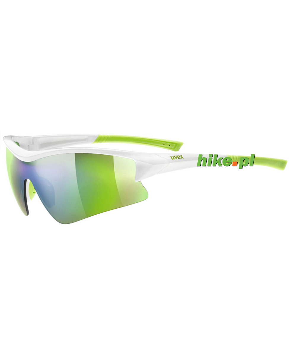 okulary sportowe Uvex Sgl 103 biało-zielone