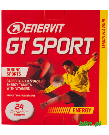 tabletki energetyczne Enervit GT Sport 4x4g cytrynowe