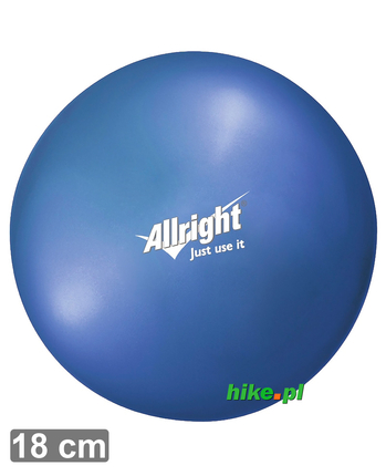piłka gimnastyczna do ćwiczeń Allright Over Ball 18 cm niebieska