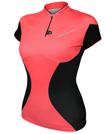 Berkner Dalia - damska koszulka rowerowa - różowa