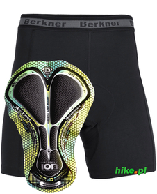 Berkner Action III - damskie bokserki z rowerową wkładką - czarne