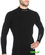 Brubeck Extreme Wool Merino wełniana męska koszulka termoaktywna czarna