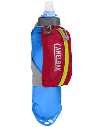 Uchwyt biegowy Camelbak Nano Handheld wraz z bidonem Quick Stow Flask - czerwony
