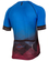 Berkner Pablo męska koszulka rowerowa z krótkim rękawem niebieska - tył