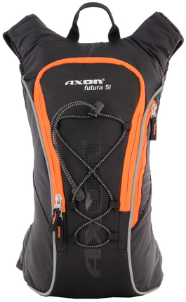 lekki plecak Axon Futura 5 Ultralight czarny/pomarańczowy